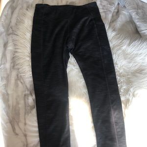 Gray/black legging with side pocket. NWOT. EUC